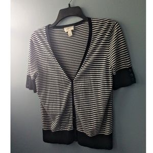 Ann Taylor Loft Striped Cardigan (Comfy + Chic!!)